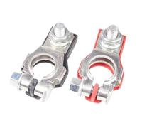2PCS 12V 24V Automotive Top Post Terminali della batteria Filo Morsetto for cavo Connettori terminali Accessori auto Caravan(Brass galvanized)