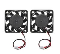 2PCS 12V 4-Pin 40mm Silenzioso Computer Brushless Cooler Case PC CPU Ventole di raffreddamento Brushless Nero Dispositivo di raffreddamento Calcolo Ventola silenziosa 40x40X10mm