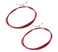 2pcs 13Ft Red Throttle Shift Control Cable Lever Universal New