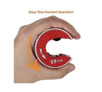2pcs 15mm & 22mm Copper Pipe Cutter Mini Auto Pipe Slice Tool Zinc Alloy Tube Cutter for Cutting Co