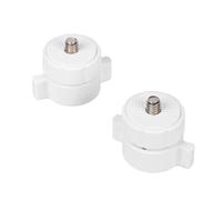 2Pcs 17mm Plastica Rotonda Sfera Femmina a 1/4 Maschio Filettatura Connettore per Video Rigs Accessori