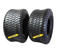 2pcs 18x8.50-8 Neumáticos sin Cámara, 18/8.50/8 Anti-Pinchazos de Goma Sólida para Cortacésped Tractor de Jardín Coche de Golf