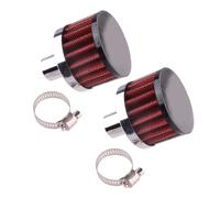 2pcs 19mm Crankcase Air Filter With Clamp Oil Catch Vent Valve Cover Breather