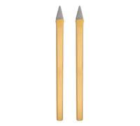 2pcs 2/3" Cold Chisel Heavy Duty 12" Lungo Acciaio Lega per Punta
