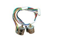 2pcs 2-phase 4-wire 8MM Small Stepper electronic starter Set Shaft-Dia 2mm DC5V with 9 Teeth 0.2M Metal Gear for Digital Camera NWPNLXEA