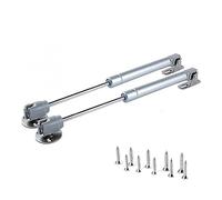 2Pcs 20/30/40/50/60/80/100N Molla idraulica a gas per porta, supporto di sollevamento molla a gas per porta dell'armadio con cerniera ad apertura morbida, ammortizzatore di sicurezza puntone di
