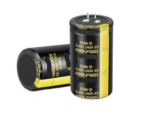 2Pcs 200V Audio Capacitor Amplifier Electrolytic Capacitor 2000Hours 105 ℃ For Filter/Air Conditioner/HiFi/Power Capacitance AUOQKQUT(200V1500UF 35x40)