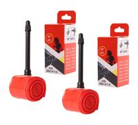 2PCS 20in per Tubo Interno TPU per Bici con Telaio Adattatore Valvola Presta