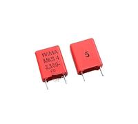 2pcs/20pcs 50V 335 3.3UF 50V 3U3 335J 5% MKS4 Pitch 7.5mm Film Capacitor ICXLPMC(One Size)
