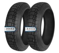 2pcs 20x4.0 Pneumatico Pneumatici Bici Grassi, 20 4.0 Resistenti Alle Punture Gomma Durevole Pneumatico Off Road Tubeless Compatibile
