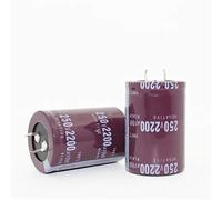 2PCS 2200UF 250V 250V2200UF Capacitance electrolytic capacitors 35 * 50mm