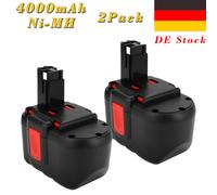 2Pcs 24V 4.0Ah Ni-MH Batteria per Bosch GSR GSB 24VE-2 GBH 24VF BAT299 BAT030