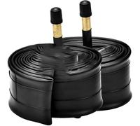 2PCS 24x1.25 Bike Tube for Bicycle or Wheelchair, 24 x 1.25 Bike Inner Tube with AV48mm Schrader Valve Butyl Rubber Bicycle Tubes