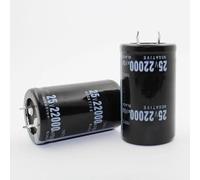 2PCS 25V22000uf Electrolytic Capacitor Radial 22000uf 25V 30x50mm