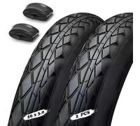 2pcs 26x3.0 Pneumatico Fat Bike, 26 3.0 Pneumatico Antiforatura Run-Flat, Gomma Resistente con Battistrada All-Terrain, Trazione Eccezionale per MTB, Bici Elettrica(Tira and tube set)