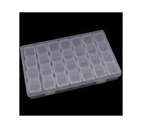 2pcs 28 Compartment Plastic Storage Box 5d Diamond Embroidery Accessory Container for Diy Nail Diamonds Storage