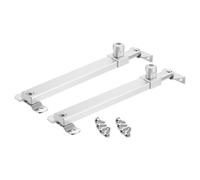 2Pcs 285mm Sostegno per Finestra Spray Argento