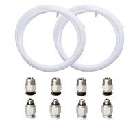 2Pcs 2M Tubo Di PTFE Stampante 3D Id2Mm Od4Mm Con 4Pcs PC4-M6 E 4Pcs PC4-M10 Con