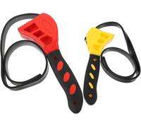 2pcs, 2pcs Rubber Strap Wrench Set, fatto di PP, gomma, ti dà la giusta quantità di potenza con, cinturino in gomma resistente per st industriale, maniglia comoda può garantire che avete, non solo