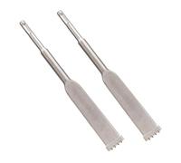 2Pcs 2Sds Plus Scalpello Elettrico A Martello Scalpello Per Piastrelle Sds Plus Sds Plus Scalpello Per Superficie Della Parete, Ponti, Cemento, Granito, Lastre Di Pietra (200mm)