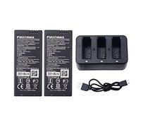 2PCS 3.8V 1100mah Batteria al litio con caricatore 3 in 1 Balance per DJI Tello Quadcopter Accessori Batteria telecomando Drone