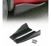2pcs 35cm Gonna Spoiler Posteriore Bordo Estensione Rocker Splitter Aletta Ali.
