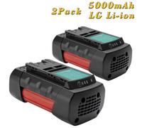 2Pcs 36V 5,0Ah Al litio Batteria per Bosch BAT810 GBA GSA GSB GSR 36V-Li Sistema