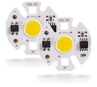 2Pcs 3W 5W 7W 10W 12W COB LED Chip Light 220V Chip Lampada Per Faretto Proiettore Nessun Driver Necessario Accessori Per Illuminazione Fai Da Te Bianco Caldo,Bianco Caldo,AC220V 5W