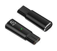 2PCS 4.3V Type-C Caricatore Universale Rasoio Elettrico Barba compatibile con Oneblade Caricatore PD Adattatore QP2620/QP2520/QP2515/QP2510 con Indicatore di Carica Portatile (Cavo Escluso,Nero)