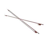 2PCS 4/4 15/16 Full Size Archi for Violino/Violoncello/Viola Stile Barocco Snakewood Crine di Cavallo Naturale Bastone Dritto(2pcs Cello Bow)
