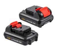 2Pcs 4000mAh 12V Al litio Batteria per Dewalt DCB121 DCB123 DCB125 DCB127 DCB120