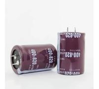 2PCS 400V820UF Electrolytic Capacitor 820UF 400V 35 * 50MM MQXFCZUX