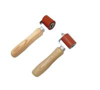 2Pcs 40mm High Temperature Silicone Pressure Roller Package For Car Audio Soundproof Pad Floor Carpet Wallpaper Application Rubber Per Bordi Seam