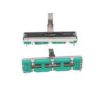 2PCS 45 millimetri Dritto Scorrevole Push-pull Potenziometro A Doppio Canale B103 B10K Console di Miscelazione Console di Regolazione Pusher Maniglia 20 millimetri