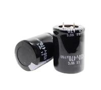 2PCS 470UF 400V Aluminum Electrolytic Capacitor 400V470UF 35 * 50MM