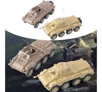 2PCS 4D Assemblaggio Modello 1/72 Scala Veicolo Blindato Play Set Micro