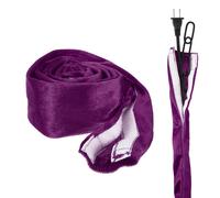 2Pcs 4ft Velvet Chandelier Fabric Chain Cord Cover Touch Fastener