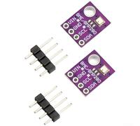 2pcs 5 0 5 0 Moduli Sensore per Umidità Temperatura e Pressione Barometrica con Interfaccia I2C 3 3V a 5V Alimentazione per il Monitoraggio Ambientale (BME280-5.0)
