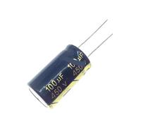 2pcs 5pcs 450v 100UF 450v100UF aluminum electrolytic capacitor size 18 * 30 20% MQXFCZUX(One Size)