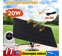 2Pcs 5V 10W Charger Waterproof IP CCTV Surveillance Camera Monitor Solar Panels