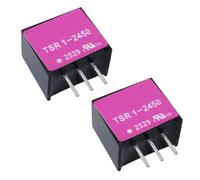 2Pcs 5V 1A TSR 1-2450 Convertitore DC/DC Non Isolato Non Isolato Modulo di Alimentazione Convertitore di Commutazione Regolatore per Installazioni di Dispositivi