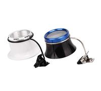 2pcs 5X 10X Watch Loupe, Jewelers Loupe Portable Monocular Magnifier Magnifying, Portable Experimental Tool for Watchmakers Inspection Metal Jeweler Textile Circuit