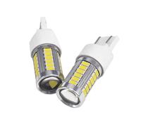 2Pcs 6.6w Bianca per canbus 7440 7443 T20 W21W LED Retromarcia per drl Auto