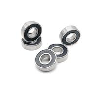 2PCS 6200RS Double Rubber Sealing Cover Deep Groove Ball Bearing 6200-2RS 10 * 30 * 9 mm