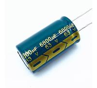 2PCS 63v6800UF 22 * 40 MILLIMETRI 63v 6800uf 22x40mm Capa Elettrolitico Condensatore Elettrolitico 63v6800uf Dispositivi elettronici