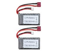 2PCS 7.4V 1800mAh Batteria Al Litio T Spina Per WLTOYS 144001 12402 12403 12404 12423 12428 A959-B A969-B A979-B K929-B Ad Alta Velocità Auto Drift Race RC 4WD Batteria Giocattolo