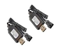 2pcs 7.4V USB Cavo di Ricarica SM2.0 Adattatore per 4P Auto e Barca Batteria Modello Caricabatteria da Auto
