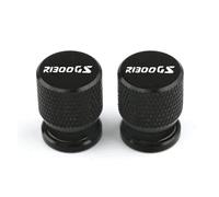 2PCS 7 colori accessori moto valvola della gomma della ruota tappi stelo copertura nuovo compatibile con R1300GS ADV R1300 GS R 1300 GS 2023 2024 (Color : Black, Size : 1)