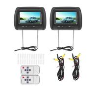 2pcs 7 Pollice Ad Alta Risoluzione Poggiatesta LCD Video Monitor Con Doppio Canale Trasmettitore & Facile Installazione