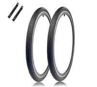 2PCS 700x25/28/32/35/38/40C Pneumatici Per Biciclette Da Strada 700 25/28/32/35/38/40C Kit Accessori Di Ricambio Per Biciclette Con Doppio Battistrada E Protezione Anti-foratura(700x28c)